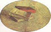 Vincent Van Gogh Still Life wtih Three Books (nn04) oil painting picture wholesale